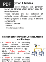 Using Python Libraries