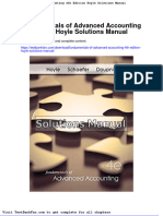 Dwnload Full Fundamentals of Advanced Accounting 4th Edition Hoyle Solutions Manual PDF