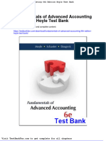 Dwnload Full Fundamentals of Advanced Accounting 6th Edition Hoyle Test Bank PDF