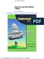 Dwnload Full Understanding The Law 6th Edition Carper Test Bank PDF