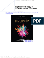 Dwnload Full Understanding The Psychology of Diversity 3rd Edition Blaine Test Bank PDF