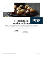 Mini Patatas Asadas Rellenas