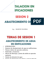 SESION 2 Abastecimiento de Agua