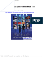 Dwnload Full Universe 10th Edition Freedman Test Bank PDF