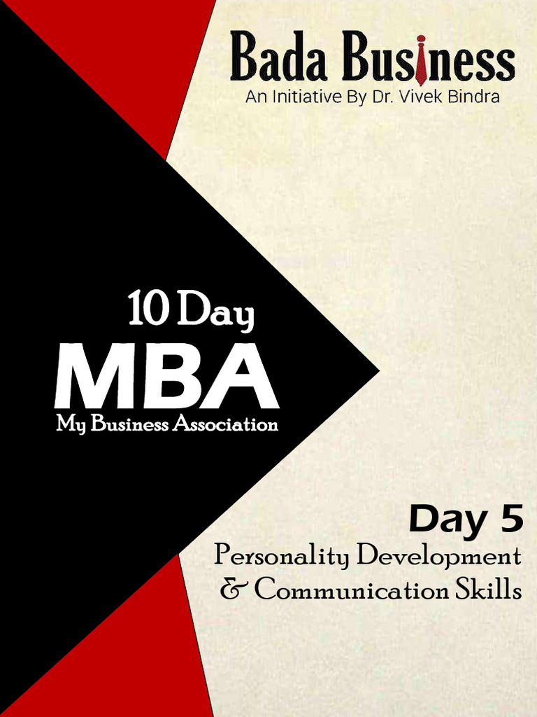 Mastering Communication Skills in MBA | PDF | You Tube | Body Language