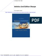 Dwnload Full Business Statistics 2nd Edition Sharpe Test Bank PDF