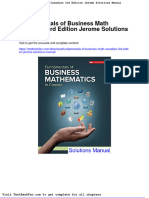 Dwnload Full Fundamentals of Business Math Canadian 3rd Edition Jerome Solutions Manual PDF
