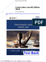 Dwnload Full Employment and Labor Law 9th Edition Cihon Test Bank PDF