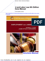 Dwnload Full Employment and Labor Law 8th Edition Cihon Solutions Manual PDF
