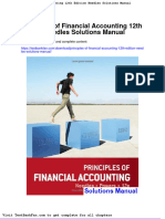 Dwnload full Principles of Financial Accounting 12th Edition Needles Solutions Manual pdf