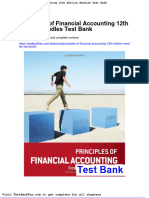 Dwnload full Principles of Financial Accounting 12th Edition Needles Test Bank pdf