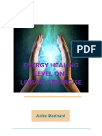 Energy Healing Level 1 Lesson 2 Exercises