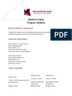 2020 2021 MECO 0070 Medical Coding Medical Coding