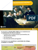 PTT-11º A Construção Da Modernidade Europeia