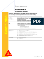 PDS Sika® Waterbar PVC-P EN 2014