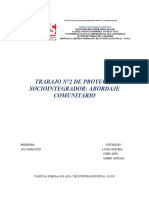 Trabajo N°2 de Proyecto Sociointegrador Abordaje Comunitario