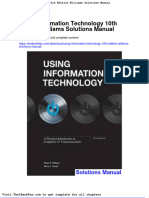 Dwnload Full Using Information Technology 10th Edition Williams Solutions Manual PDF