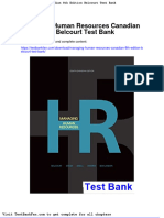 Dwnload Full Managing Human Resources Canadian 8th Edition Belcourt Test Bank PDF