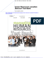 Dwnload Full Managing Human Resources Canadian 6th Edition Belcourt Test Bank PDF