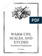 Band Warm-ups, Scales, And Etudes - Trombone Euphonium
