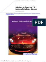 Dwnload Full Business Statistics in Practice 7th Edition Bowerman Solutions Manual PDF