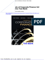 Dwnload Full Fundamentals of Corporate Finance 3rd Edition Parrino Test Bank PDF