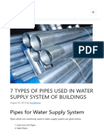 Civilblog Org 2015 08 25 7 Types of Pipes Used in Water Supply System of Buildin