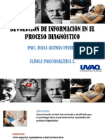 Devolución de Información en El Proceso Diagnóstico