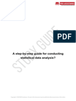 A Step-By-step Guide For Conducting Statistical Data Analysis