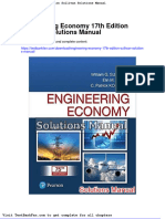 Dwnload Full Engineering Economy 17th Edition Sullivan Solutions Manual PDF
