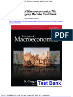 Dwnload Full Principles of Macroeconomics 7th Edition Gregory Mankiw Test Bank PDF