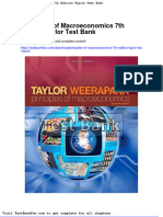 Dwnload Full Principles of Macroeconomics 7th Edition Taylor Test Bank PDF