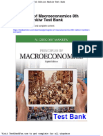 Dwnload Full Principles of Macroeconomics 8th Edition Mankiw Test Bank PDF