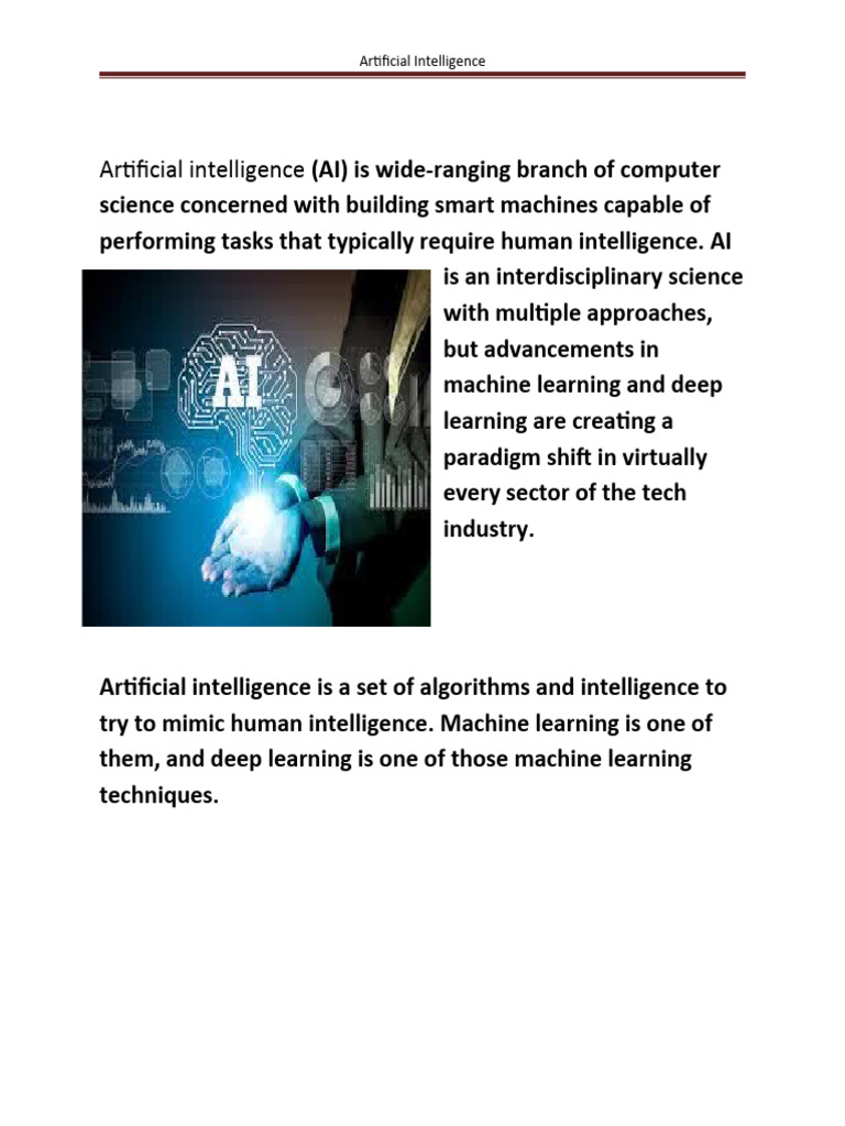Artificial Intelligence | PDF
