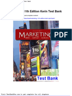 Dwnload Full Marketing 11th Edition Kerin Test Bank PDF
