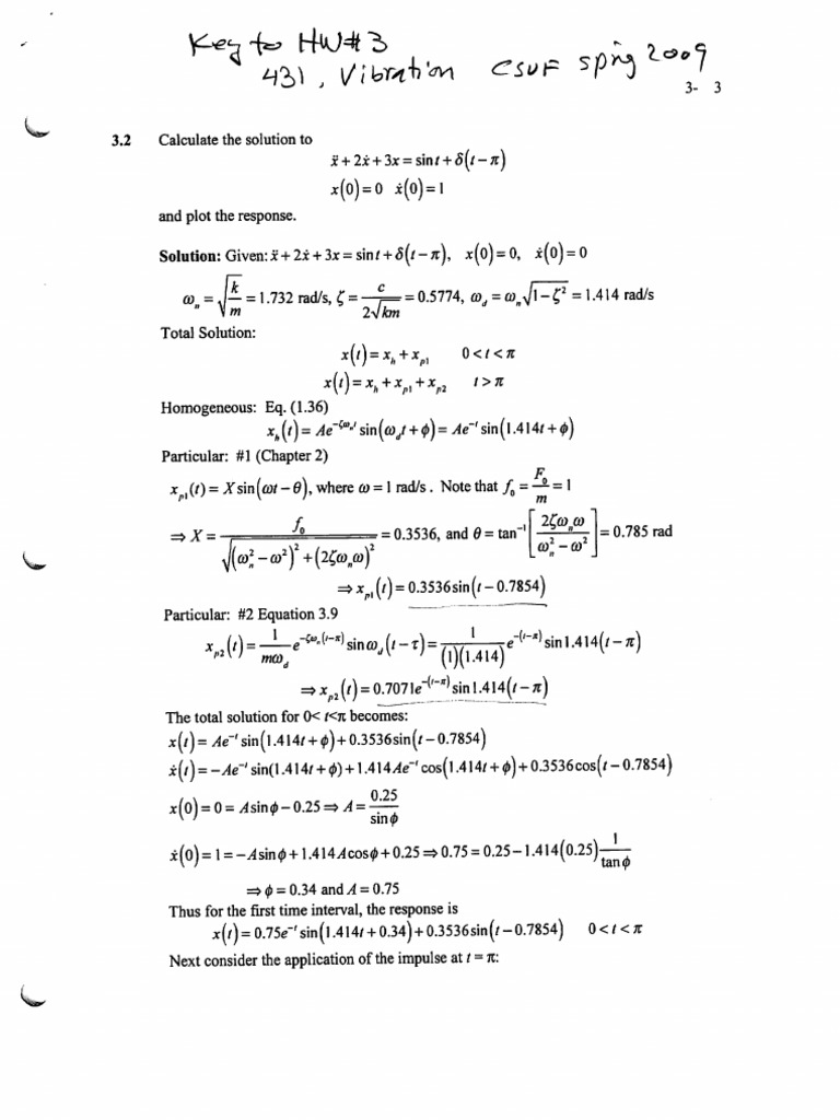 Home Work 3 Key | PDF