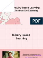 Inquiry and Interactive Learning
