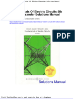 Dwnload Full Fundamentals of Electric Circuits 5th Edition Alexander Solutions Manual PDF
