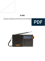 Manual Rádio XhData-808 - Espanhol