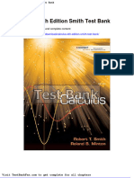 Dwnload Full Calculus 4th Edition Smith Test Bank PDF