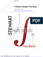 Dwnload Full Calculus 7th Edition Stewart Test Bank PDF