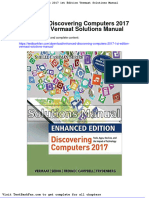 Dwnload Full Enhanced Discovering Computers 2017 1st Edition Vermaat Solutions Manual PDF