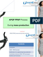 APQP PPAP During Mass Production - EN