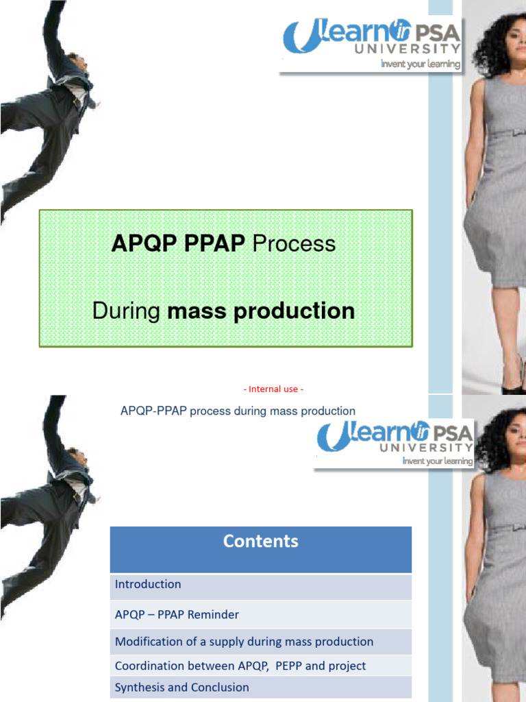 APQP PPAP Process in Mass Production | PDF | Production And ...