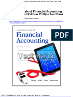 Dwnload Full Fundamentals of Financial Accounting Canadian 3rd Edition Phillips Test Bank PDF