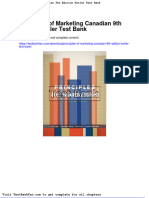 Dwnload Full Principles of Marketing Canadian 9th Edition Kotler Test Bank PDF
