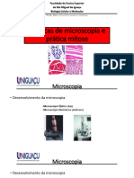 Aula. Técnicas de Microscopia e Prática Mitose