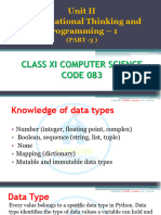 Class 11cs Unit2 - Part 3