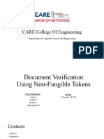 NFT Based Document Storage - Mini Project Semester 6
