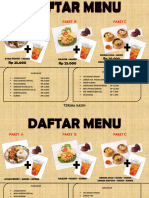 Daftar Menu